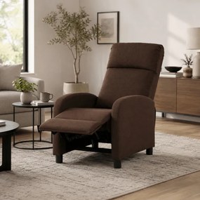 Polohovacie kreslo hnedé TV-W3397 BR2