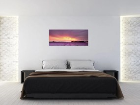 Obraz - Levanduľové pole (120x50 cm)