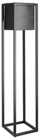 Kvetináč so stojanom 100 cm – čierny SPRINGOS BOLD GA0189