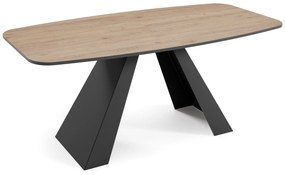 Rozkladací jedálenský stôl JONES hnedý dub davos Rozmer stola: veľkosť-180cm