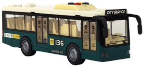 Lean Toys Zelený autobus 1:16 – svetelné a zvukové efekty