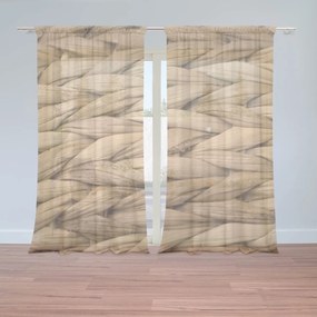 Sablio Záclony Banánové listy 2: 2ks 150x250cm