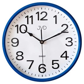 Modré plastové hodiny JVD HP683.3
