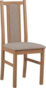 Jedálenská stolička Kolga, svetlý orech/béžová tkanina%