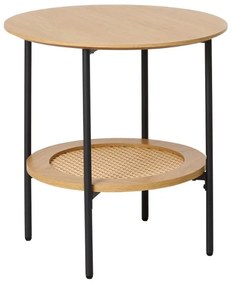 Dizajnový odkladací stolík Lakshmana 50 cm prírodný dub