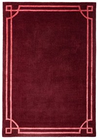Vínový ručne tkaný vlnený koberec 160x230 cm Gatsby – Flair Rugs