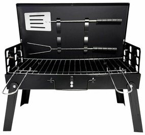 Skládací turistický gril BBQ1009 černý