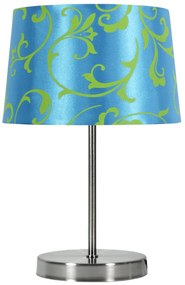 CLX Stolná moderná lampa AROSA, 1xE14, 40W, modrá