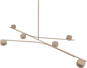 Béžové kovové závesné svietidlo Coda – Trio Select
