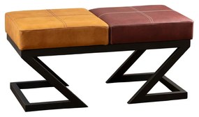 Lavica Brda Mustard and Claret Red