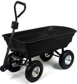 Garden Line ZÁHRADNÝ VOZÍK S DVOJITOU FUNKCIOU, ČIERNY