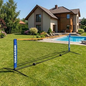 MOVEPRO Univerzálna sieť 3v1 305×140 cm – nastaviteľná, prenosná badminton/volejbal/tenis