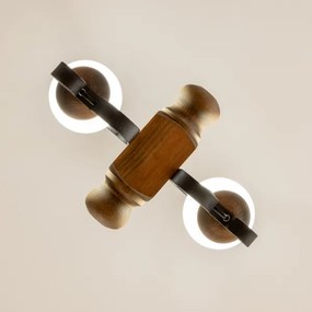 Brilagi - Luster na reťazi RUSTIC 2xE14/40W/230V buk