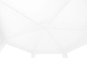 Záhradný pavilónový altánok, s moskytiérou, biely, MultiGarden