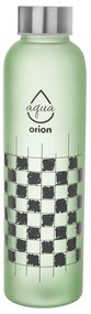 Zelená sklenená fľaša 600 ml Šachovnica – Orion