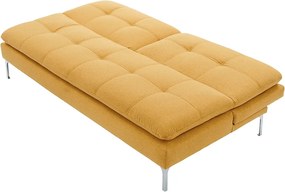 TEMPO KONDELA Kenza rozkladacia pohovka horčicová