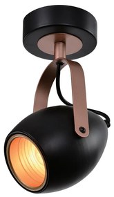 Bodové svietidlo ANICA 1xE14/40W/230V čierna/medená
