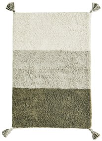 MADAM STOLTZ Predložka do kúpeľne Olive 60 × 90 cm