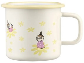 Hrnček Moomin Flowers 0,37l, smalt / žltý