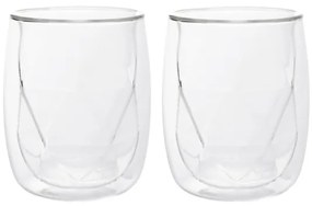 Sada dvoch pohárov CEMBRA MODERN s dvojitým dnom 888873 280 ml