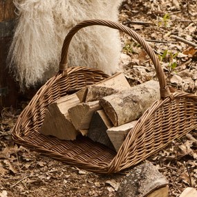 Ib Laursen Prútený kôš Open Handle Across