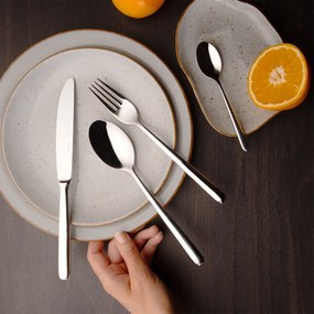 Príborový set 24 ks dezertný – Faro postriebrený - 114764