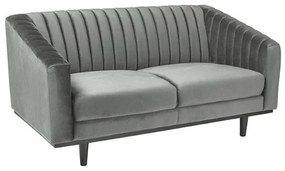Sedacia súprava Asprey Velvet, sivá / čierna