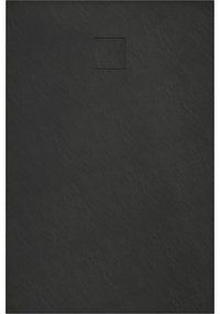 Mexen Bert, SMC obdĺžniková sprchová vanička 110 x 70 cm, čierna, 4K707011