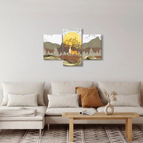 Obraz jeleňa (90x60 cm)