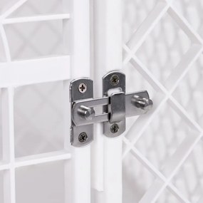 Ohrádka pre domácich miláčikov biela