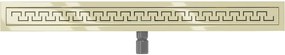 Mexen Flat M15 nerezový sprchový žľab 80 cm, zlatá, 1524080-15