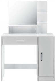 Toaletní stolek se zrcadlem ModernHome bílý