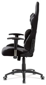BONTEC Kancelárske kreslo, hojdací mechanizmus, šedá látka, KA-F01 GREY Farba: Šedá