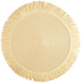 SADA 6KS PRESTIERANIE NA STÔL BOHO 1 (FI) 38 CM BÉŽOVÁ