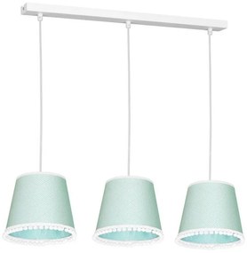 Luster na lanku DAISY 3xE27/60W/230V