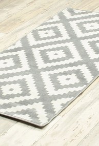 Koberec Gold WHITE 1204/19 rozmery koberec: 60x110 cm