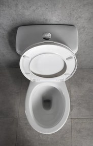 Aqualine MANUEL WC kombi, dvojtlačidlo 3/6l, spodný odpad, biela PS8814