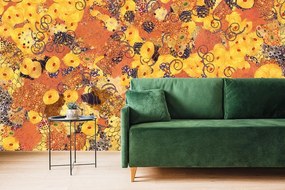 Samolepiaca tapeta abstrakcia inšpirovaná G. Klimtom - 375x250