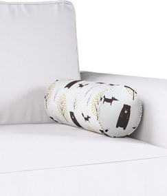 Jednoduchý valcový vankúš farba produktu hnedá látka vzorované