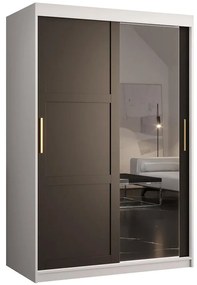 Skriňa Amiro 2 120 biely/čierny