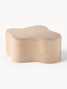 Ručne vyrobená detská menčestrová taburetka Cloud