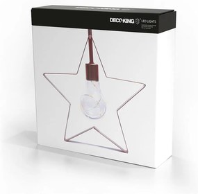 LED svetelná dekorácia DecoKing Star, výška 23 cm
