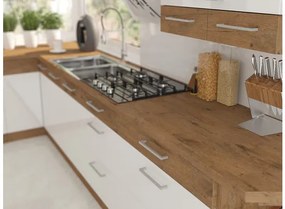Pracovná doska Woodline, Dĺžka:: 105 cm, povrchová úprava: ľavý