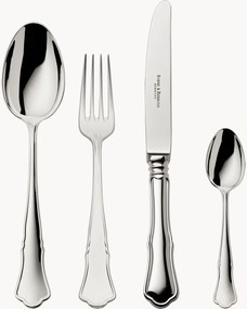 Ručne vyrobená súprava vysokoleštených príborov Alt-Chippendale, rôzne veľkosti