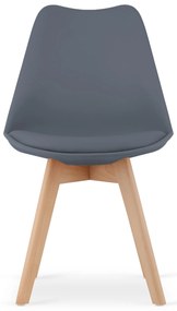 Dekorstudio Dizajnová stolička ENZO 007 tmavo sivá Počet stoličiek: 4ks