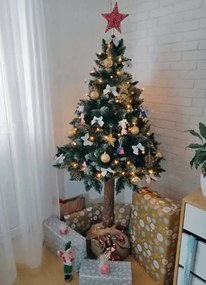 Bestent Vianočný stromček na pníku Jedľa 180 cm Luxury Diamond