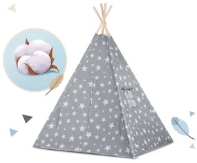 Detské típí so svetielkami Nukido 740120 - sivé