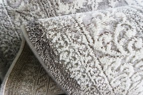 Koberec Mitra 3003 GREY – sivý obdĺžnikový koberec s vzorom Rozmer: 140x190 cm