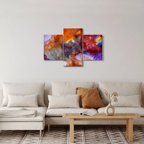 Obraz - Abstraktné atramentové umenie (90x60 cm)