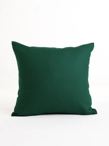 Bavlnená obliečka na vankúšik Renforcé 40 × 40 cm – Jasmine tmavozelená